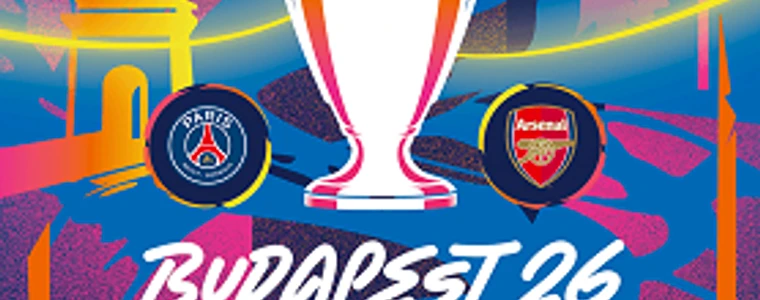 Sân khấu bốc thăm Champions League với cúp bạc và màn hình bảng xếp hạng một bảng đấu 36 đội cùng các bát bốc thăm theo bốn nhóm hạt giống.